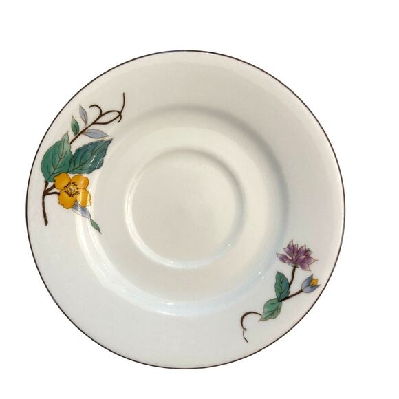 Woodhill by Citation-2 Dinner Plates 2 Salad Plates 2 Saucers-6 Pieces Total - Picture 4 of 6